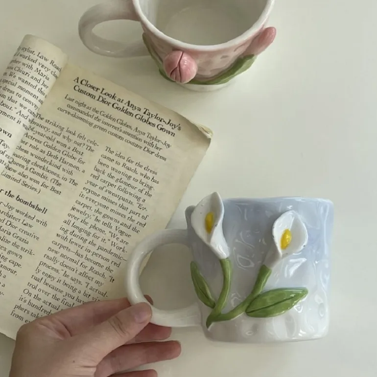 Floral Handpainted Mugs