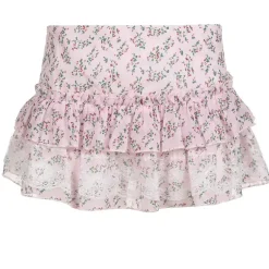 Floral Print Babydoll Skirt