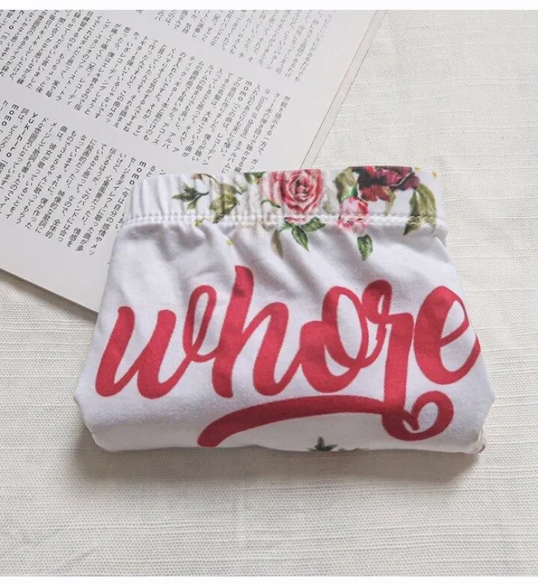 Floral Wh*re Panties