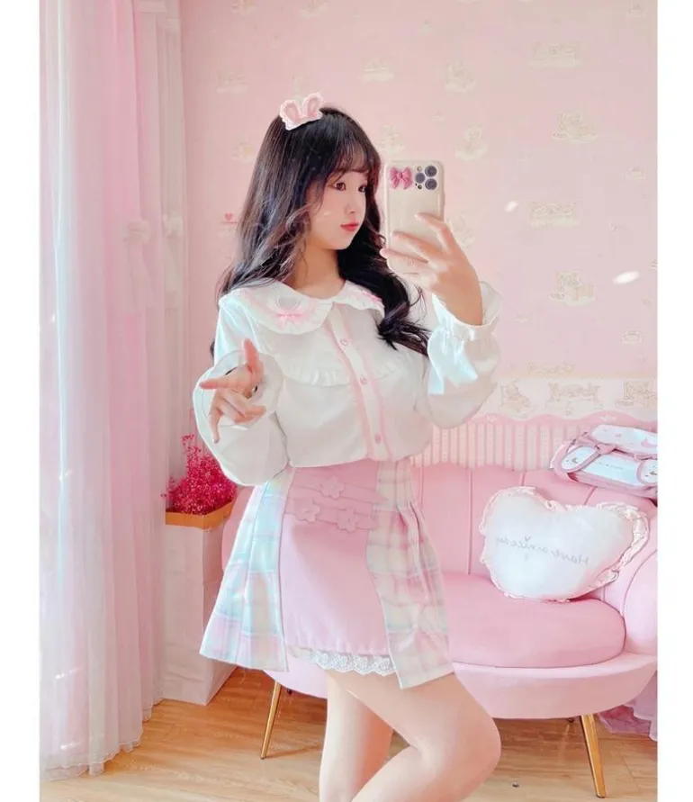 Flower Princess Patchwork Skirt