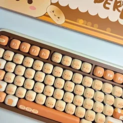 Fluffy Bread Bun Keycaps Set