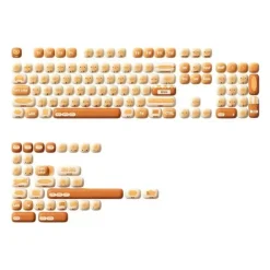 Fluffy Bread Bun Keycaps Set