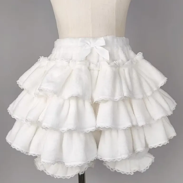 Fluffy Ruffled Bloomer Pants