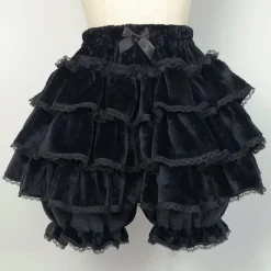 Fluffy Ruffled Bloomer Pants