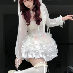 Fluffy Ruffled Bloomer Pants
