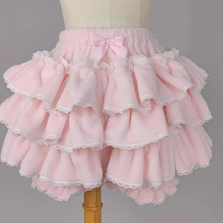 Fluffy Ruffled Bloomer Pants
