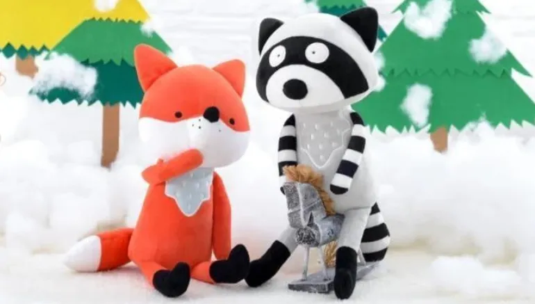 Fox & Raccoon Plushies