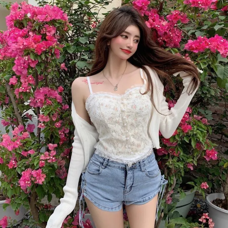 French Floral Camisole