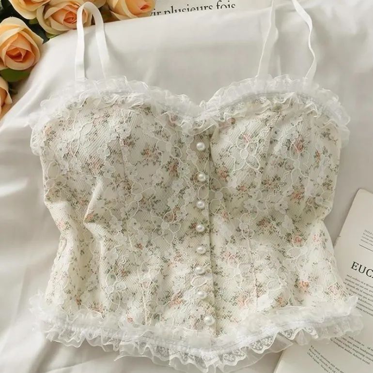 French Floral Camisole