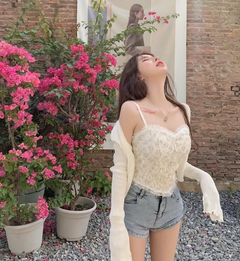 French Floral Camisole