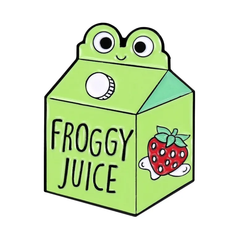 Froggy Juice Enamel Pins