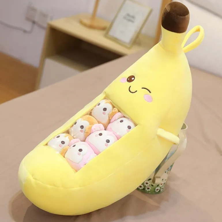 Fruit and Animal Plush Bags