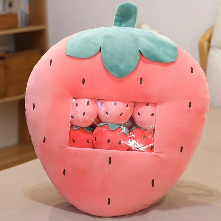 Fruit and Animal Plush Bags