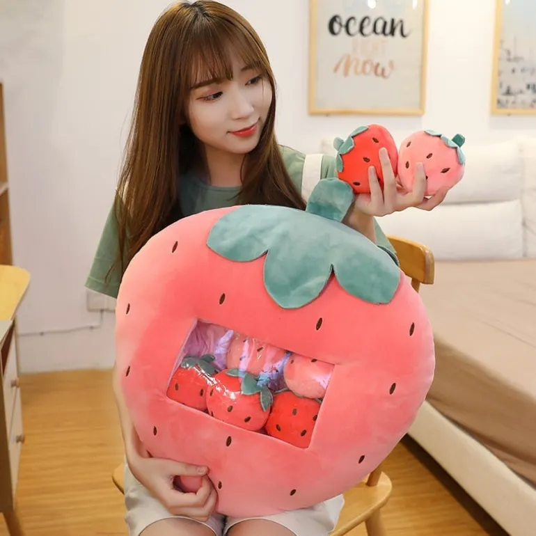 Fruit and Animal Plush Bags
