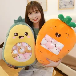 Fruit and Animal Plush Bags