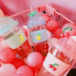 Fruity Straw Drinking Cup