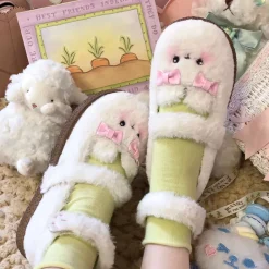 Fuzzy Bear Mary Janes