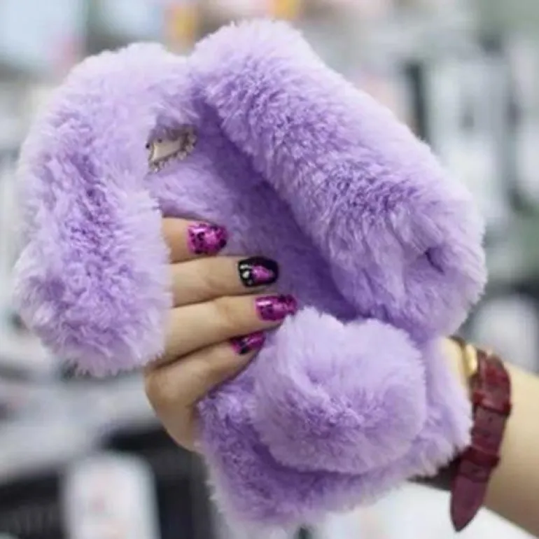 Fuzzy Bunny iPhone Case