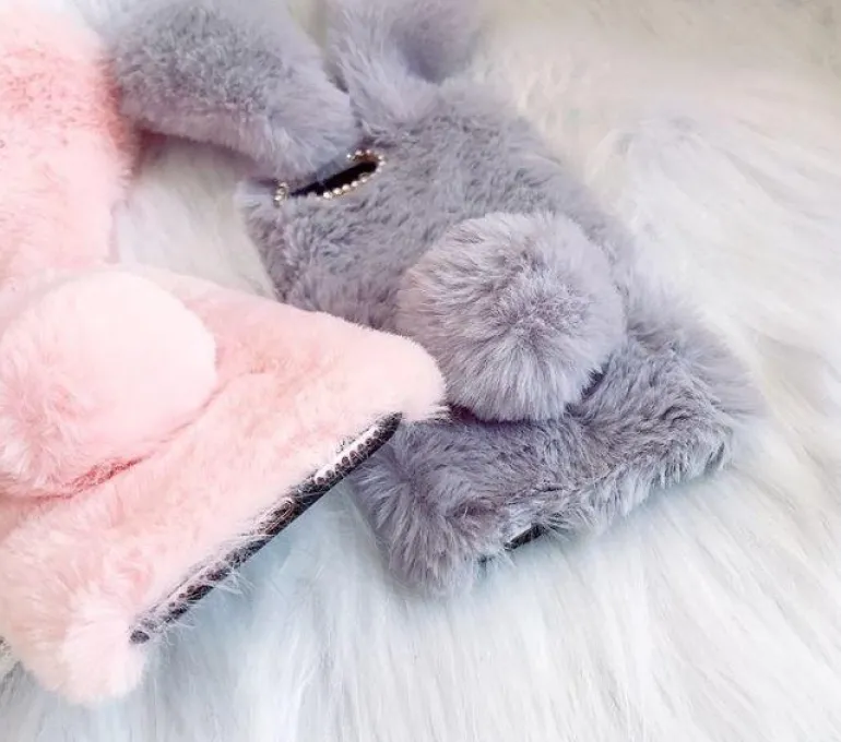 Fuzzy Bunny iPhone Case