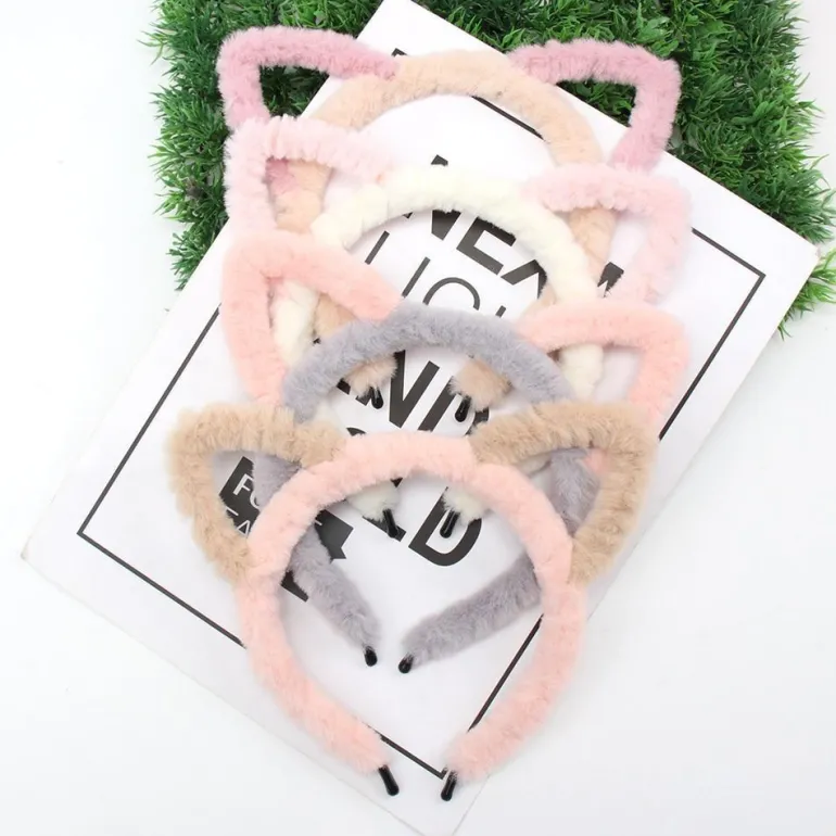 Fuzzy Ear Headbands