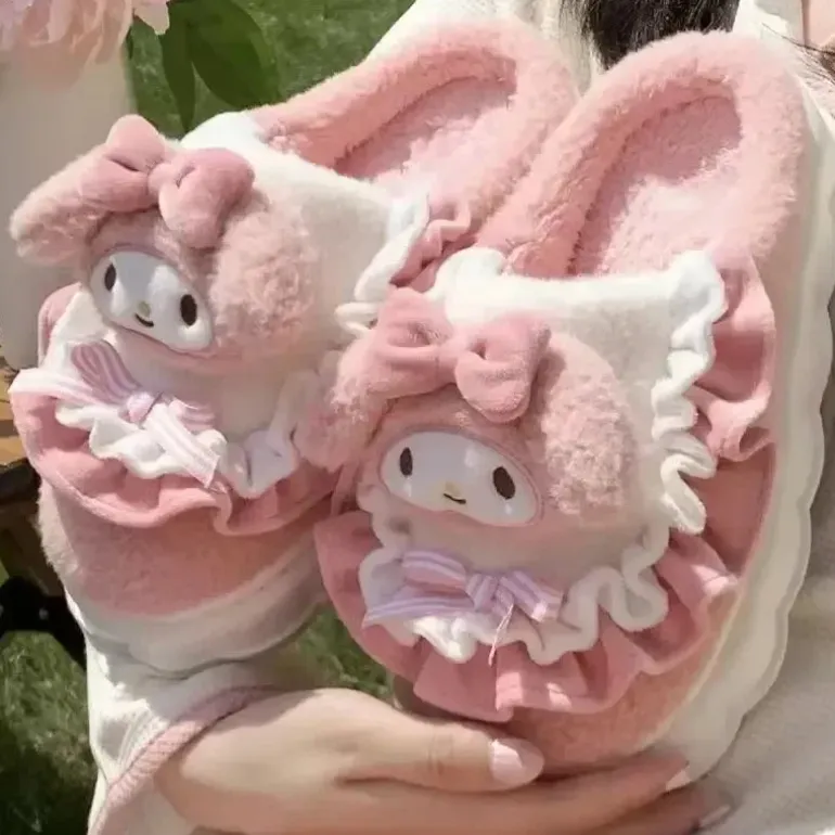 Fuzzy Friends Kawaii Slippers