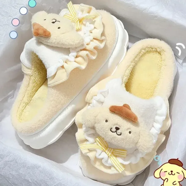 Fuzzy Friends Kawaii Slippers