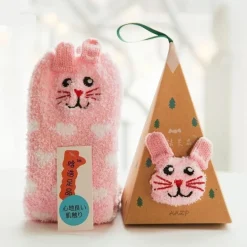 Fuzzy Holiday Animal Socks