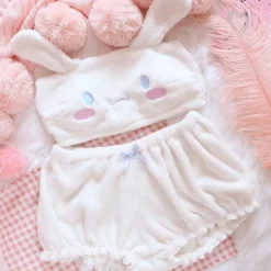 Fuzzy Kawaii Lingerie Set