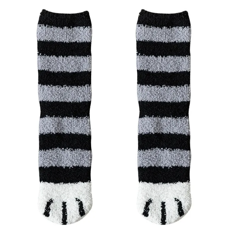 Fuzzy Neko Paw Socks