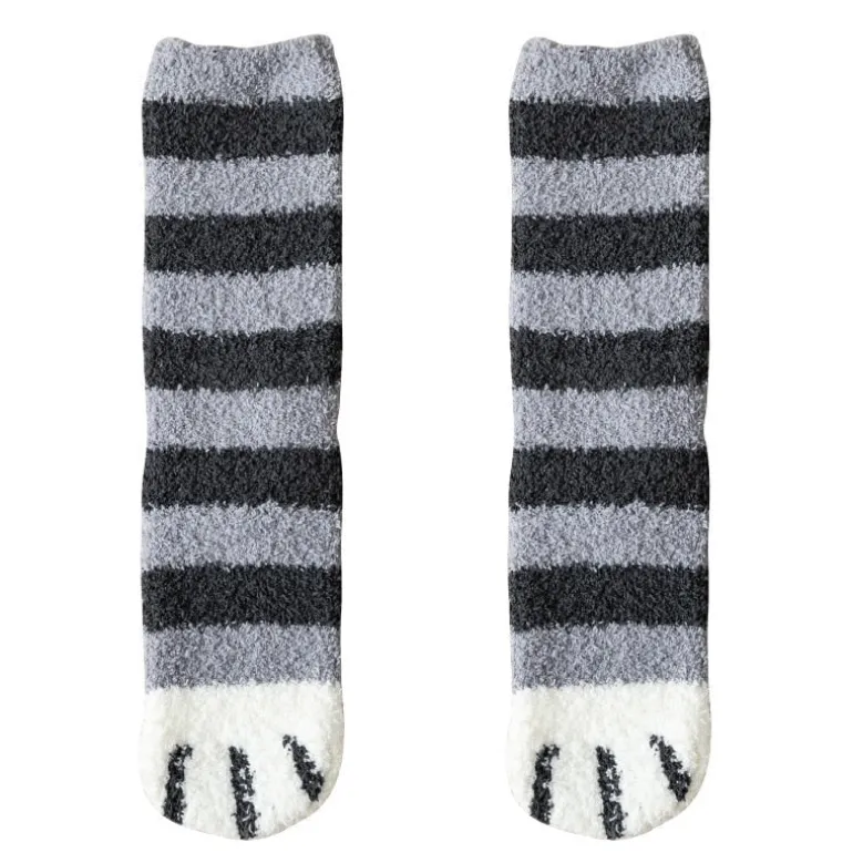 Fuzzy Neko Paw Socks