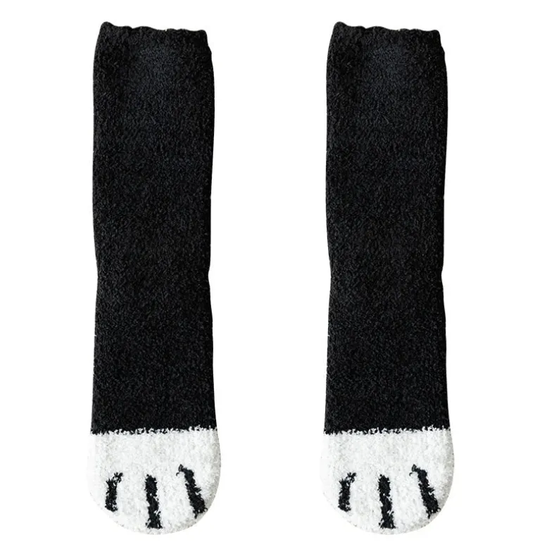 Fuzzy Neko Paw Socks