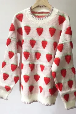 Fuzzy Peaches Floofy Sweater