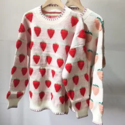Fuzzy Peaches Floofy Sweater