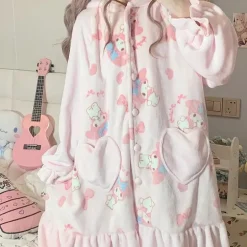 Fuzzy Pink Bunny Nighty