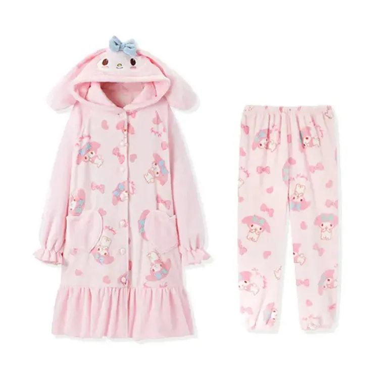 Fuzzy Pink Bunny Nighty