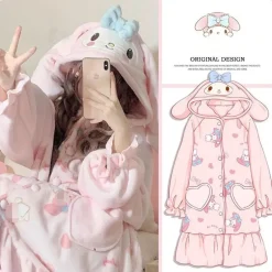 Fuzzy Pink Bunny Nighty