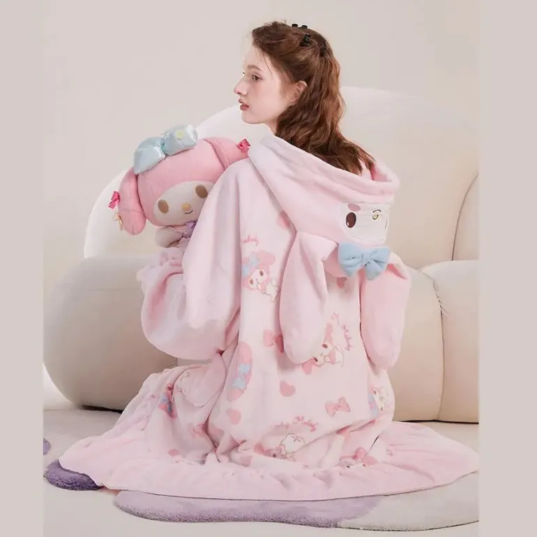Fuzzy Pink Bunny Nighty