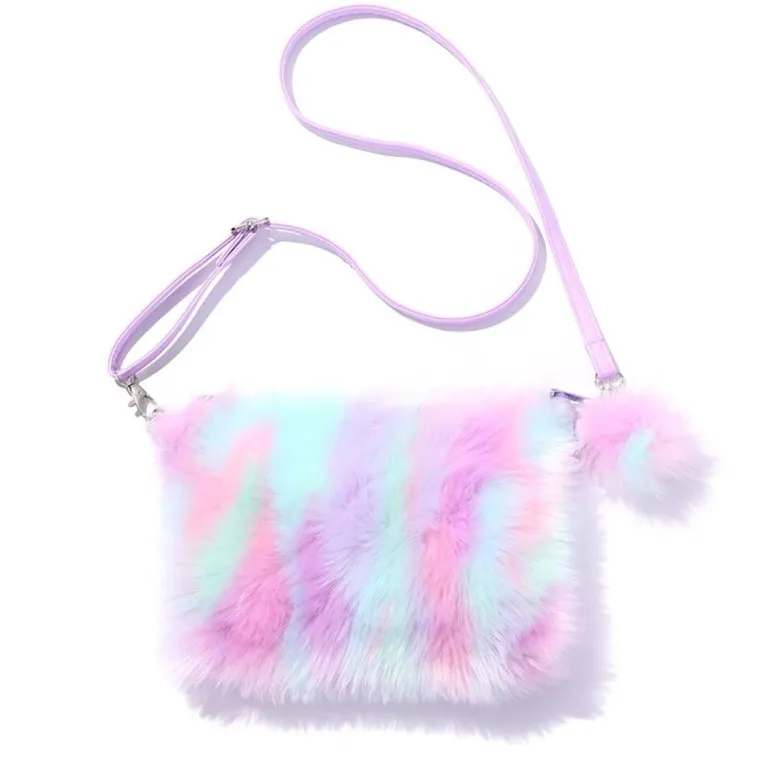 Fuzzy Plush Handbag