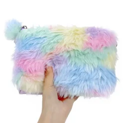 Fuzzy Plush Handbag