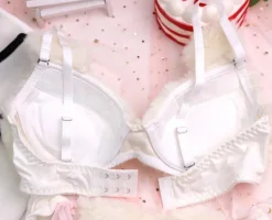 Fuzzy Teddy Bear Lingerie Set