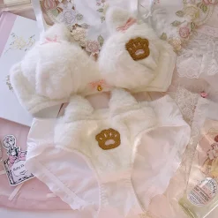 Fuzzy Teddy Lingerie Set