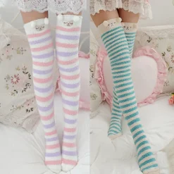 Fuzzy Thigh Highs (15+ Styles)