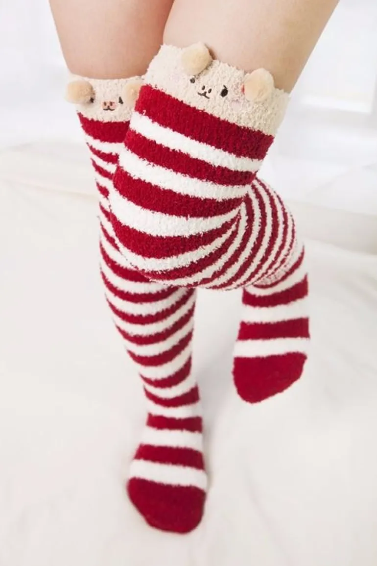 Fuzzy Thigh Highs (15+ Styles)