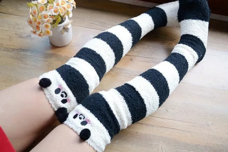 Fuzzy Thigh Highs (15+ Styles)