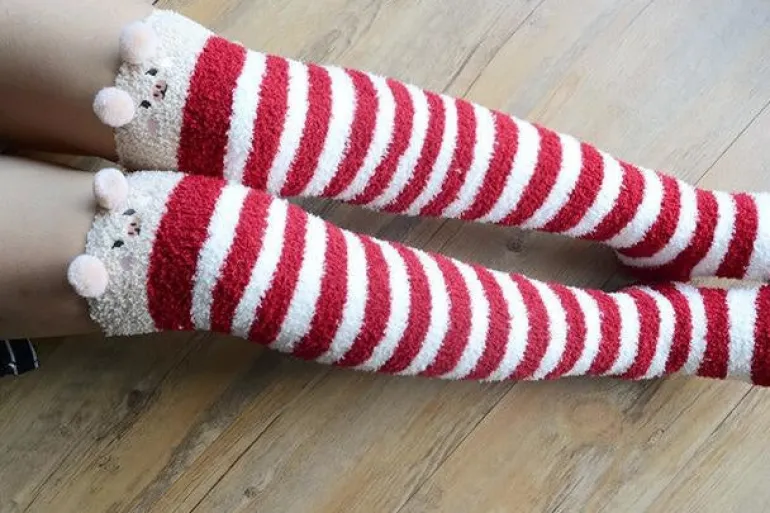 Fuzzy Thigh Highs (15+ Styles)