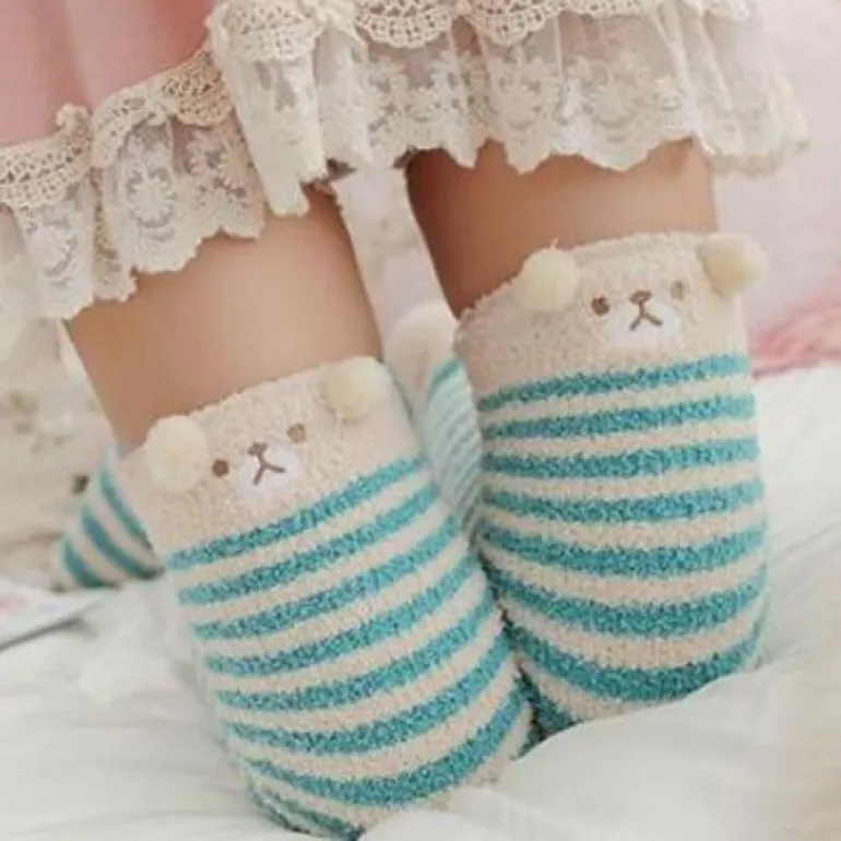 Fuzzy Thigh Highs (15+ Styles)