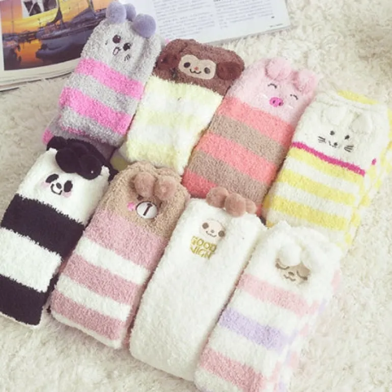 Fuzzy Thigh Highs (15+ Styles)