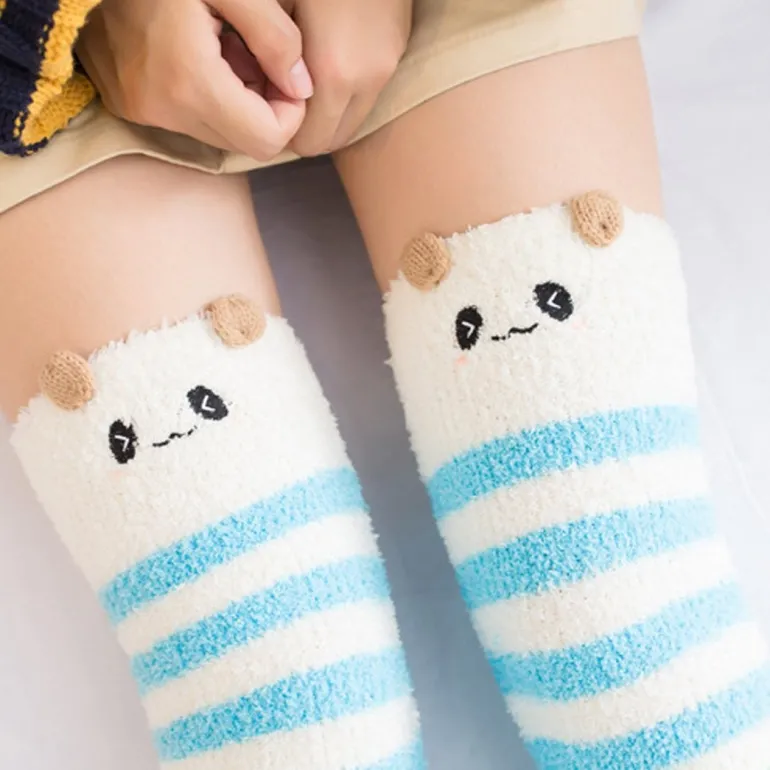 Fuzzy Thigh Highs (15+ Styles)