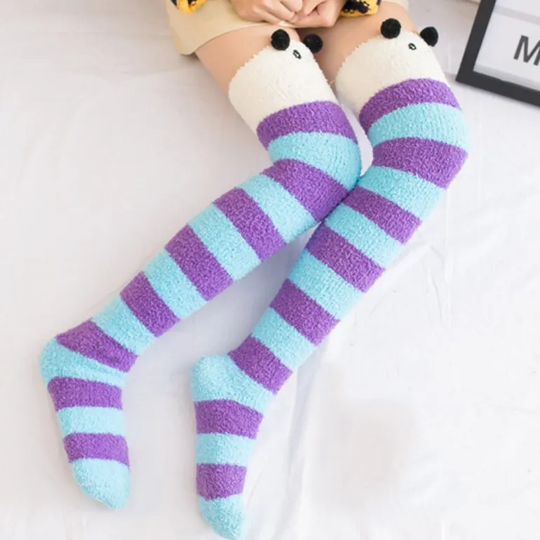 Fuzzy Thigh Highs (15+ Styles)