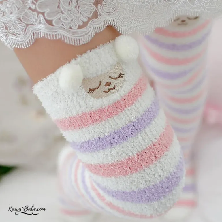 Fuzzy Thigh Highs (15+ Styles)
